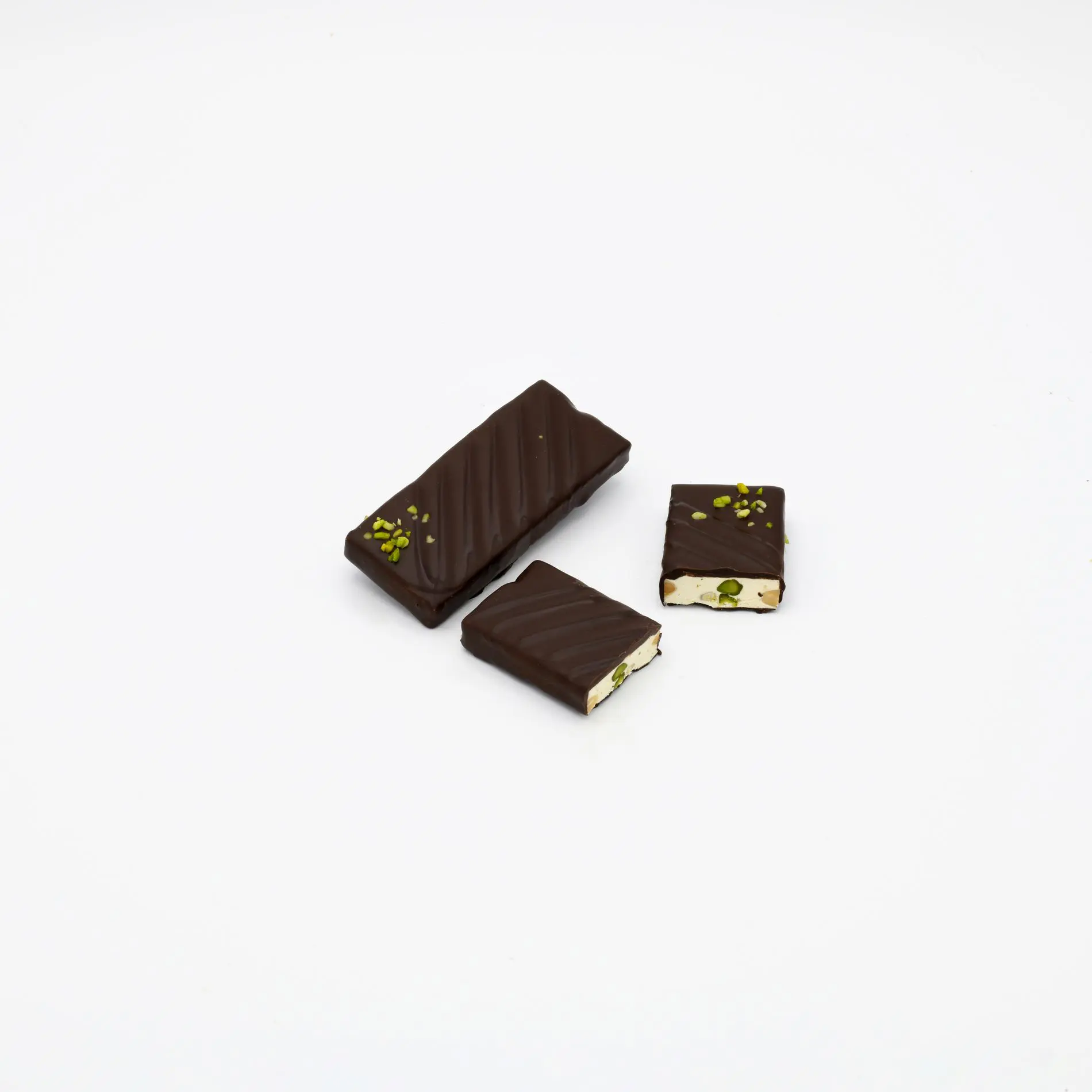 Nougat de Montélimar enrobé de chocolat - La Barre