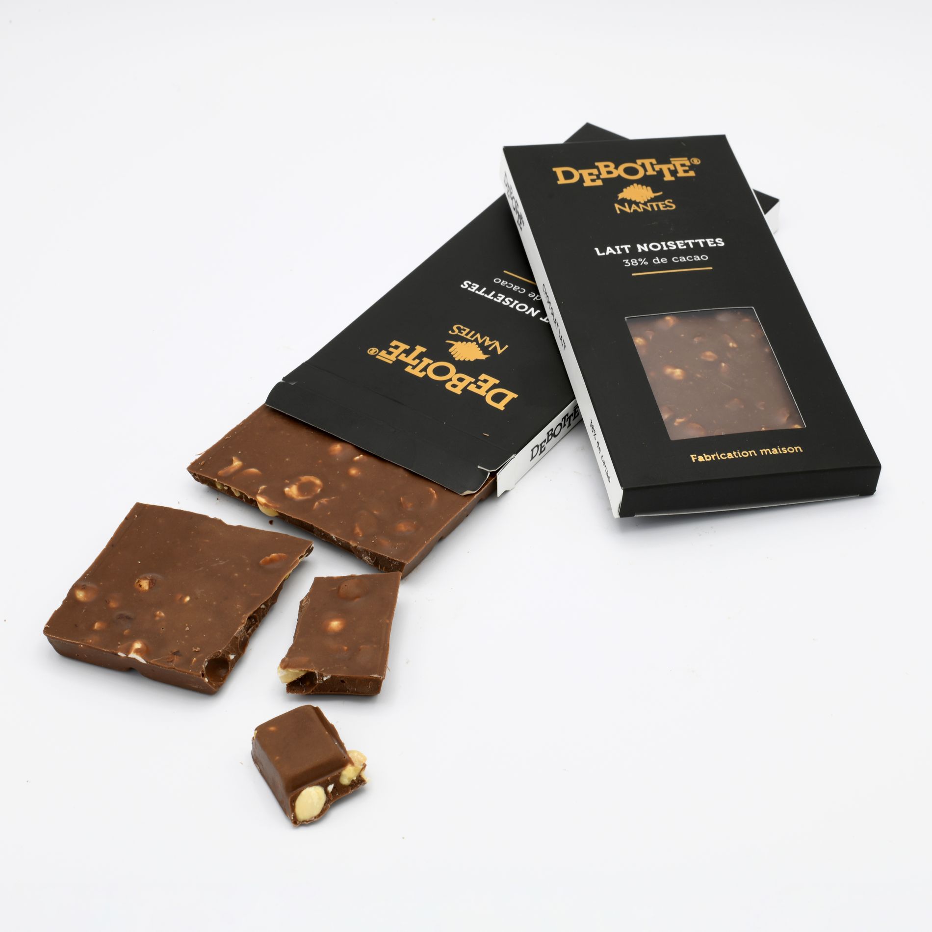 tablette chocolat noisette - chocolat au lait