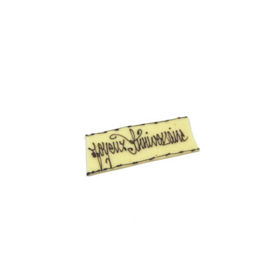 Plaque Joyeux Anniversaire en pâte d'amandes